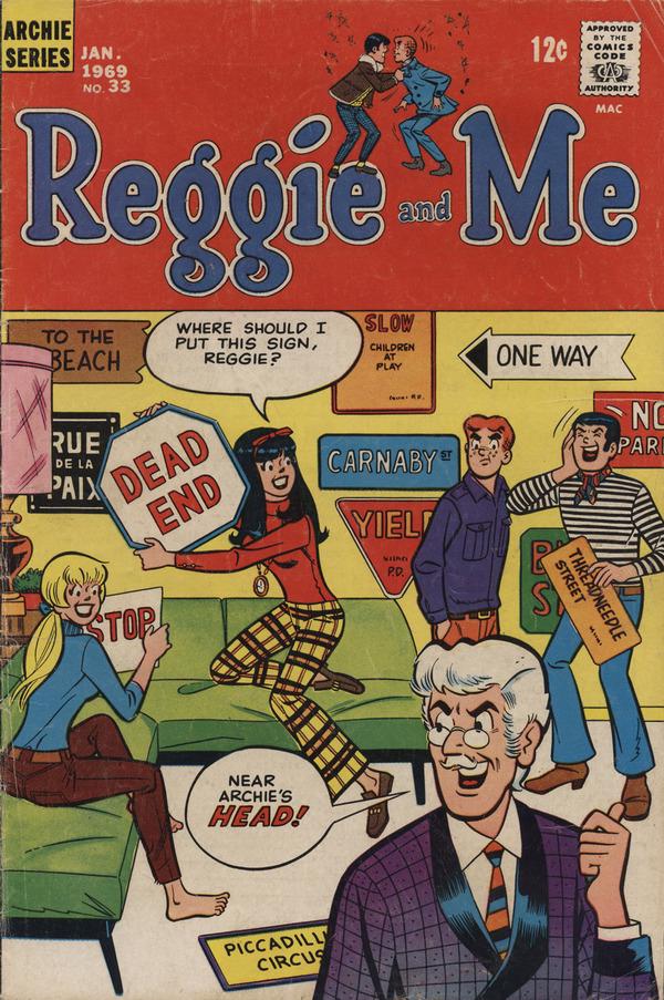Reggie and Me #33 (1969) Comic Books Reggie and Me