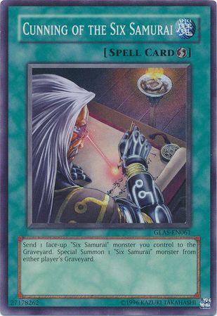 Cunning of the Six Samurai GLAS-EN061 YuGiOh Gladiator's Assault