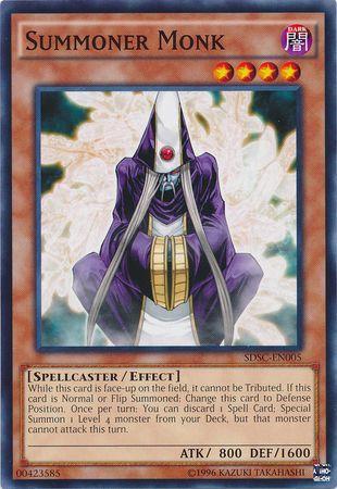 Summoner Monk SDSC-EN005 YuGiOh Structure Deck: Spellcaster's Command