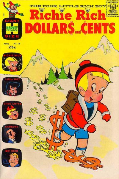 Richie Rich Dollars and Cents #18 (1967) Comic Books Richie Rich Dollars and Cents