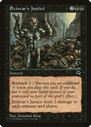 Evincar's Justice Magic Tempest
