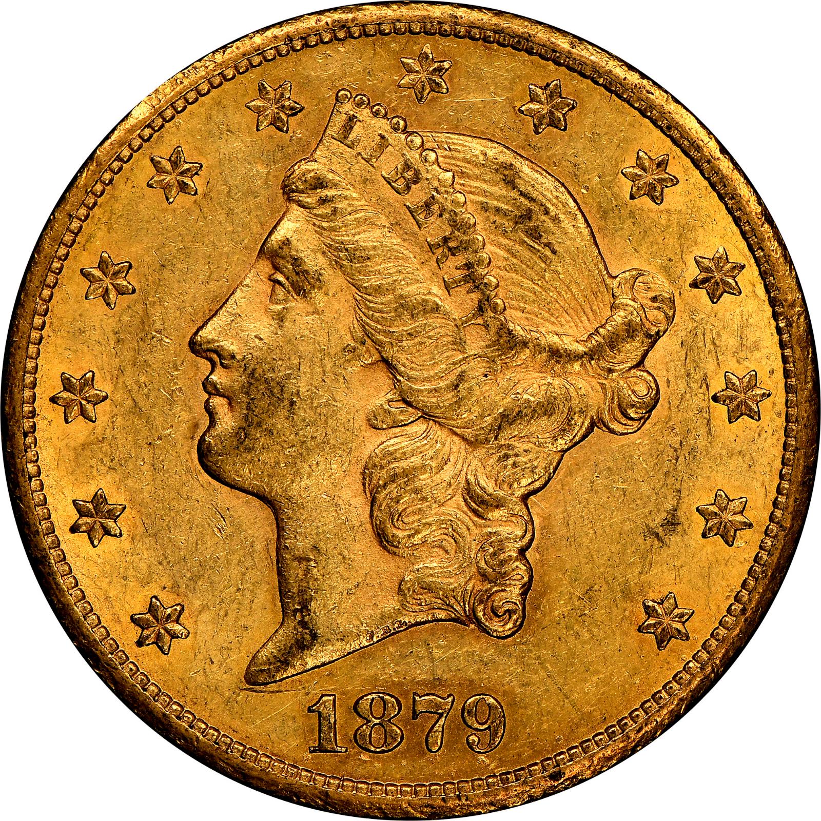 1879 S Coins Liberty Head Gold Double Eagle
