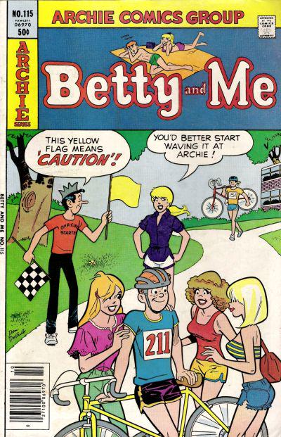 Betty and Me #115 (1980) Comic Books Betty and Me