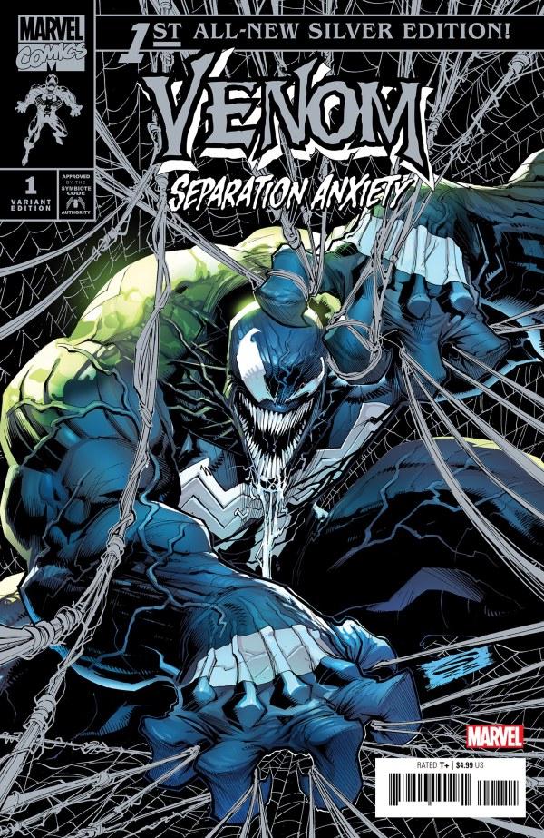 Venom: Separation Anxiety [Sandoval Silver] #1 (2024) Comic Books Venom: Separation Anxiety