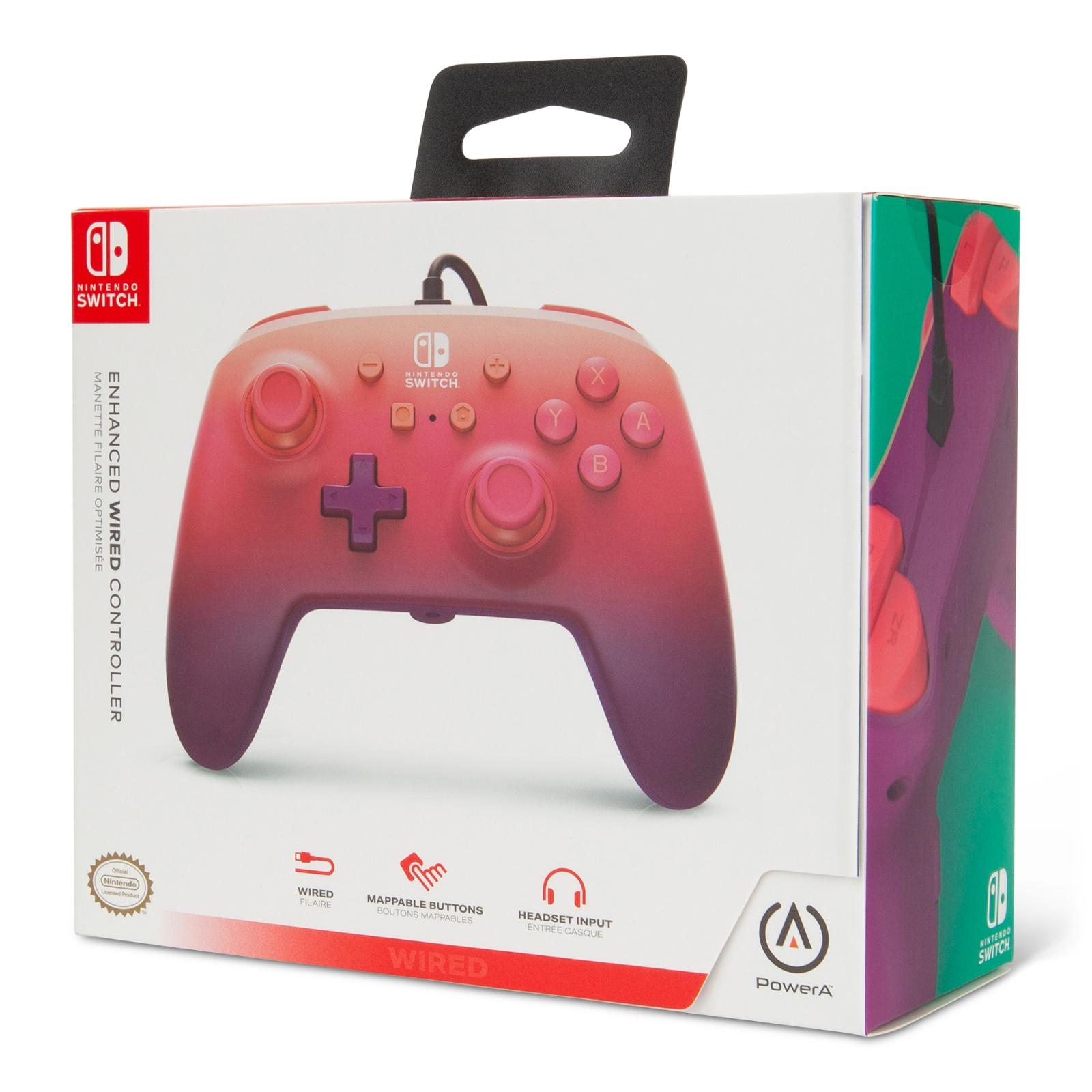 Fuchsia Fantasy Wired Controller Nintendo Switch