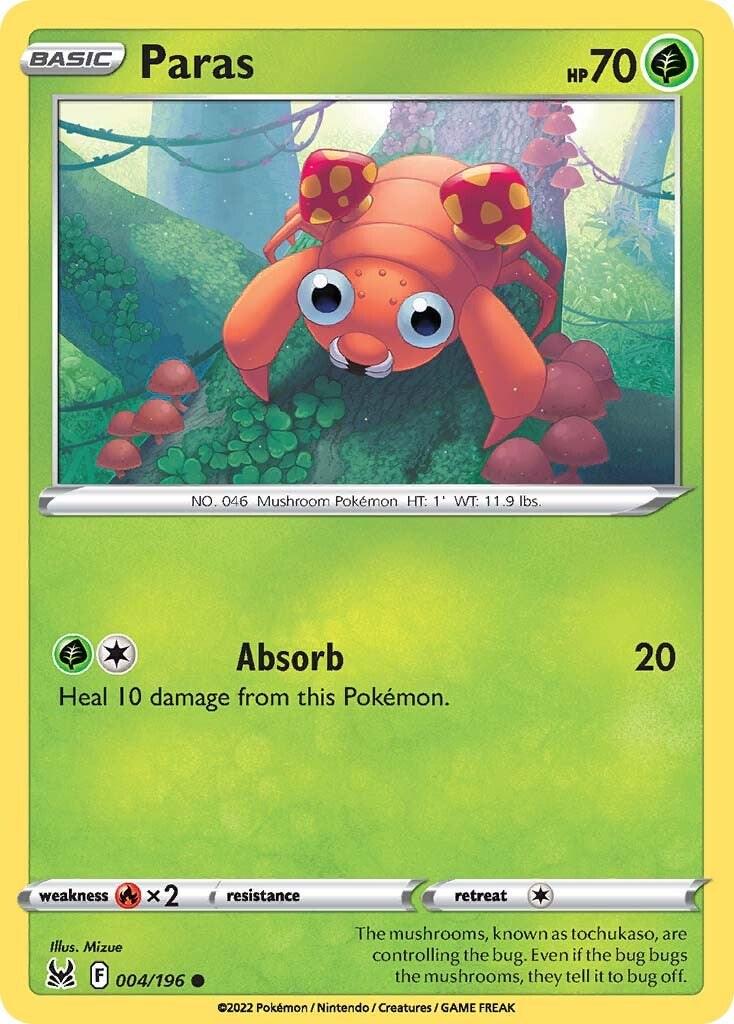 Paras #4 Pokemon Lost Origin