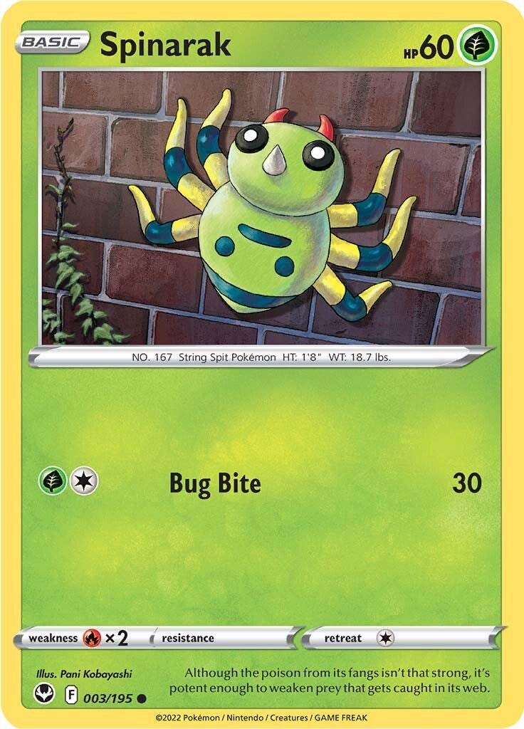 Spinarak #3 Pokemon Silver Tempest