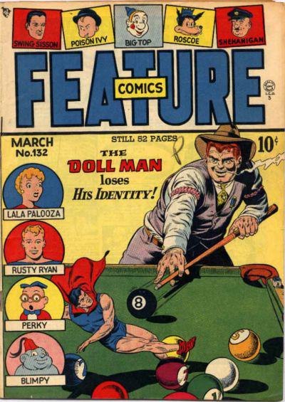 Feature Comics #132 (1949) Comic Books Feature Comics
