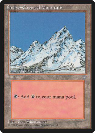 Snow-Covered Mountain Magic Ice Age