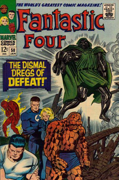 Fantastic Four #58 (1967) Comic Books Fantastic Four