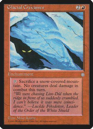 Glacial Crevasses Magic Ice Age