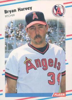 Bryan Harvey #U-14 Baseball Cards 1988 Fleer Update