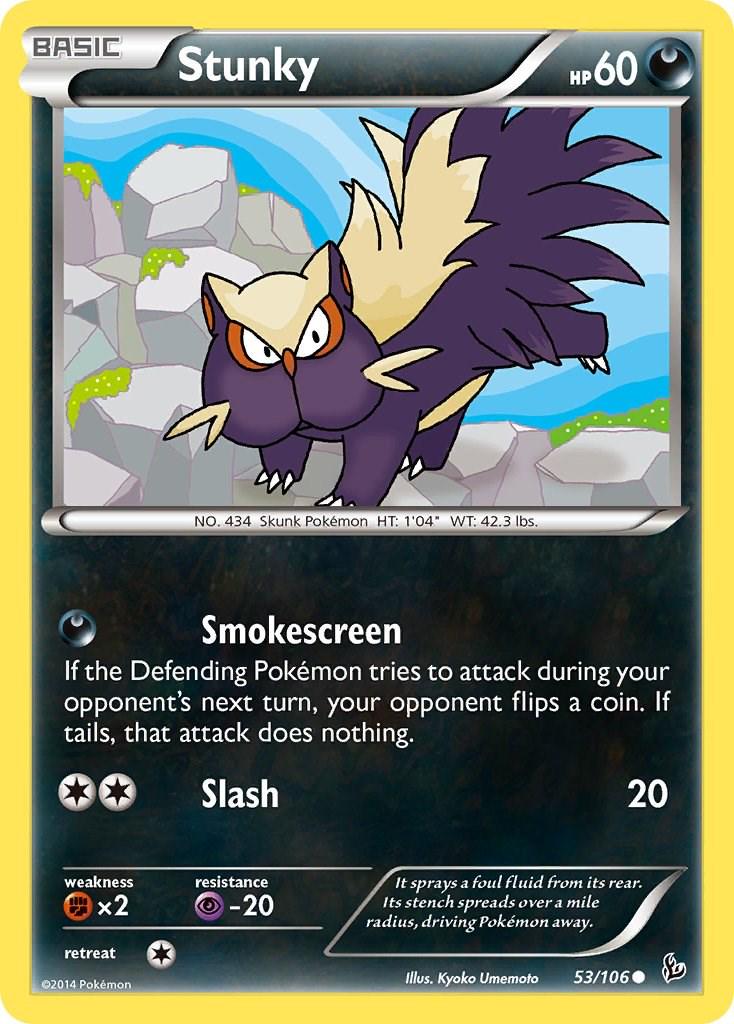 Stunky #53 Pokemon Flashfire