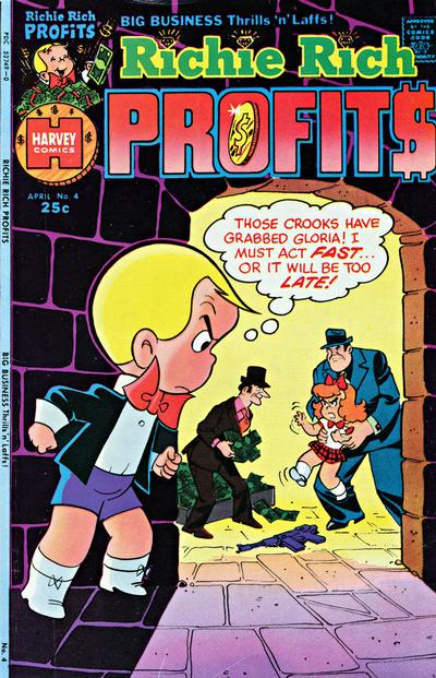 Richie Rich Profits #4 (1975) Comic Books Richie Rich Profits