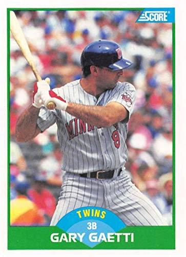 Gary Gaetti #8 Baseball Cards 1989 Score