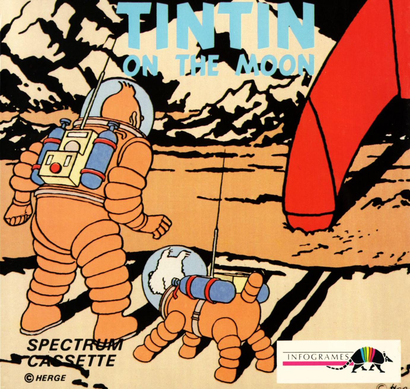 Tintin on the Moon ZX Spectrum