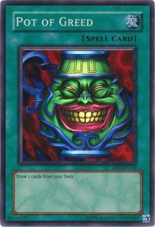 Pot of Greed DB1-EN134 YuGiOh Dark Beginning 1