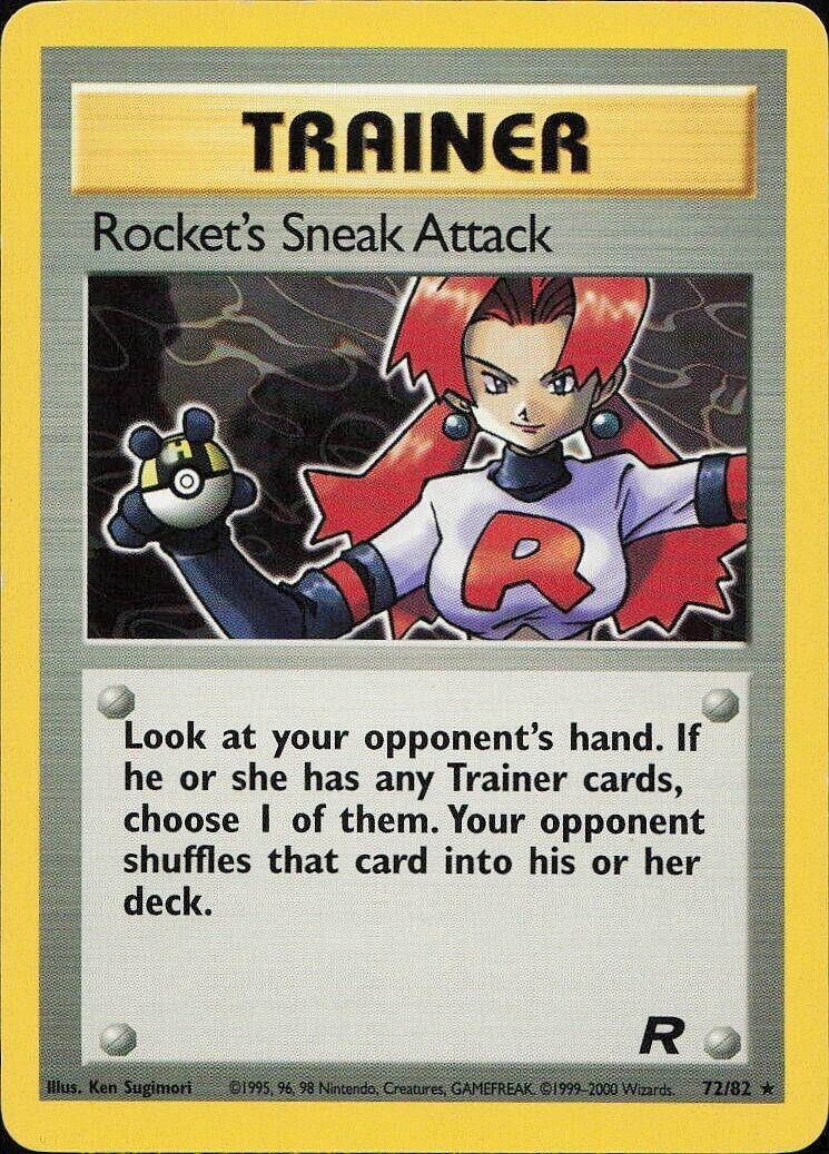 Rocket's Sneak Attack #72 Pokemon Team Rocket
