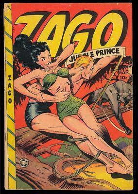 Zago Jungle Prince #4 (1949) Comic Books Zago Jungle Prince