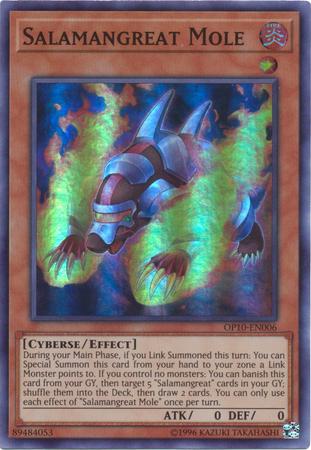 Salamangreat Mole OP10-EN006 YuGiOh OTS Tournament Pack 10