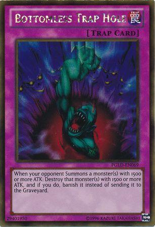 Bottomless Trap Hole PGLD-EN069 YuGiOh Premium Gold
