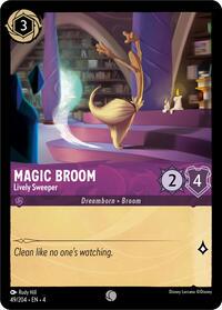 Magic Broom - Lively Sweeper #49 Lorcana Ursula's Return
