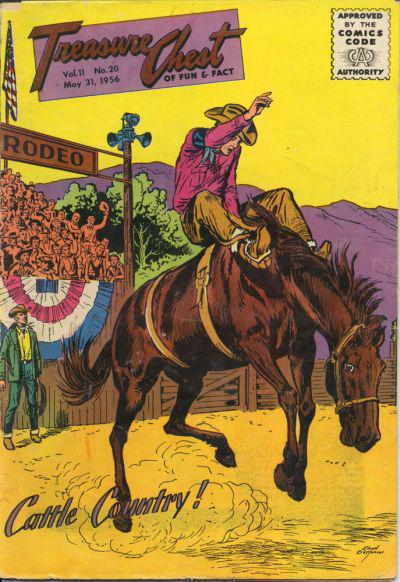Treasure Chest of Fun and Fact #20 206 (1956) Comic Books Treasure Chest of Fun and Fact