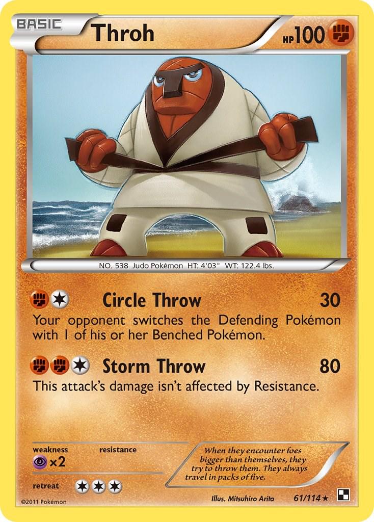 Throh #61 Pokemon Black & White