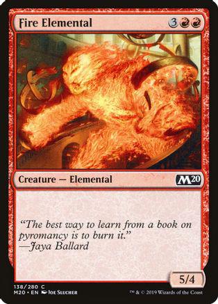 Fire Elemental #138 Magic Core Set 2020