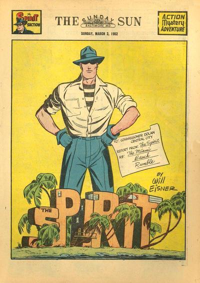 Spirit #3/2/1952 (1952) Comic Books Spirit