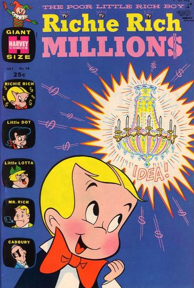 Richie Rich Millions #48 (1971) Comic Books Richie Rich Millions
