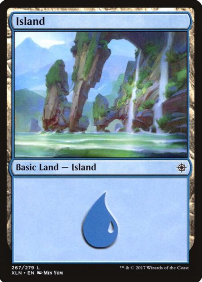 Island #267 Magic Ixalan