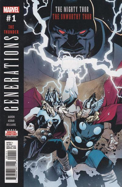Generations: The Unworthy Thor & The Mighty Thor #1 (2017) Comic Books Generations: The Unworthy Thor & The Mighty Thor