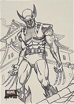 Wolverine #AP-86 Marvel 2023 Masterpieces Preliminary Art