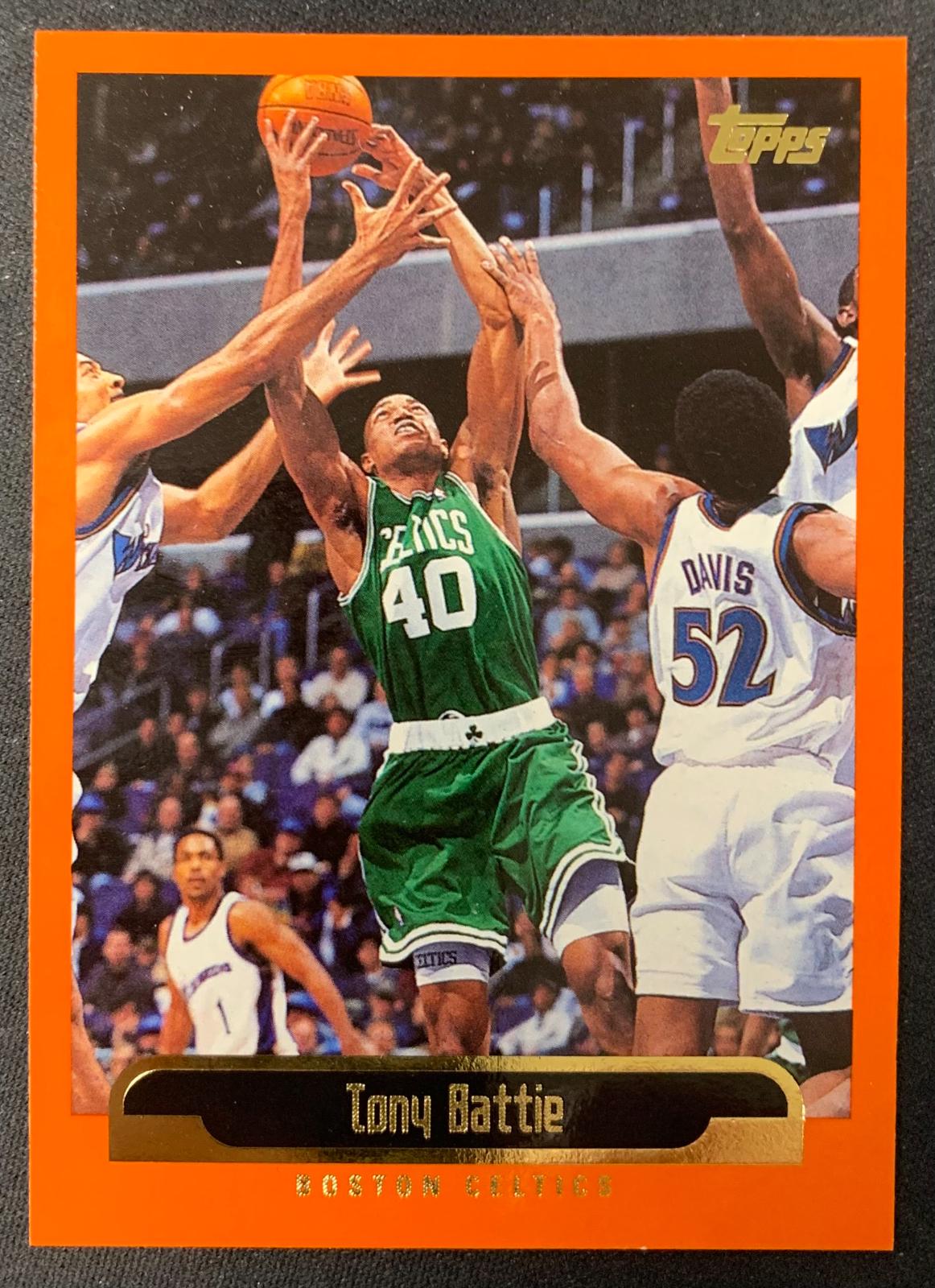 tony battie #18 Basketball Cards 1999 Topps