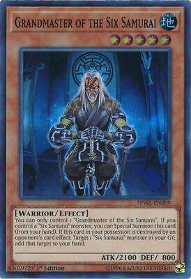 Grandmaster of the Six Samurai SPWA-EN009 YuGiOh Spirit Warriors