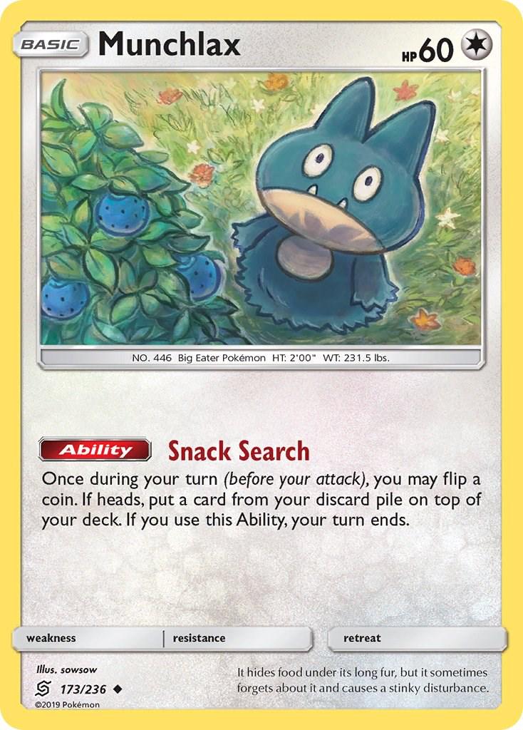 Munchlax #173 Pokemon Unified Minds