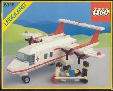 Med-Star Rescue Plane #6356 LEGO Town