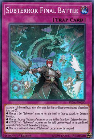Subterror Final Battle FIGA-EN050 YuGiOh Fists of the Gadgets