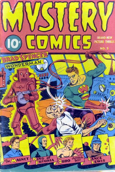 Mystery Comics #3 (1944) Comic Books Mystery Comics