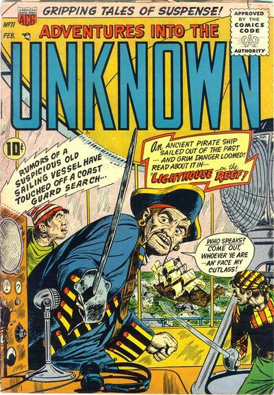Adventures into the Unknown #71 (1956) Comic Books Adventures into the Unknown