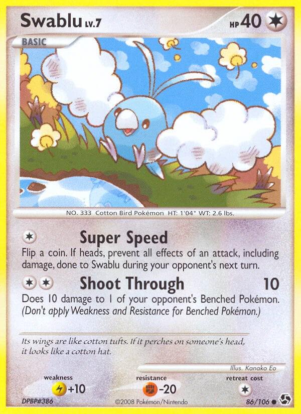 Swablu #86 Pokemon Great Encounters