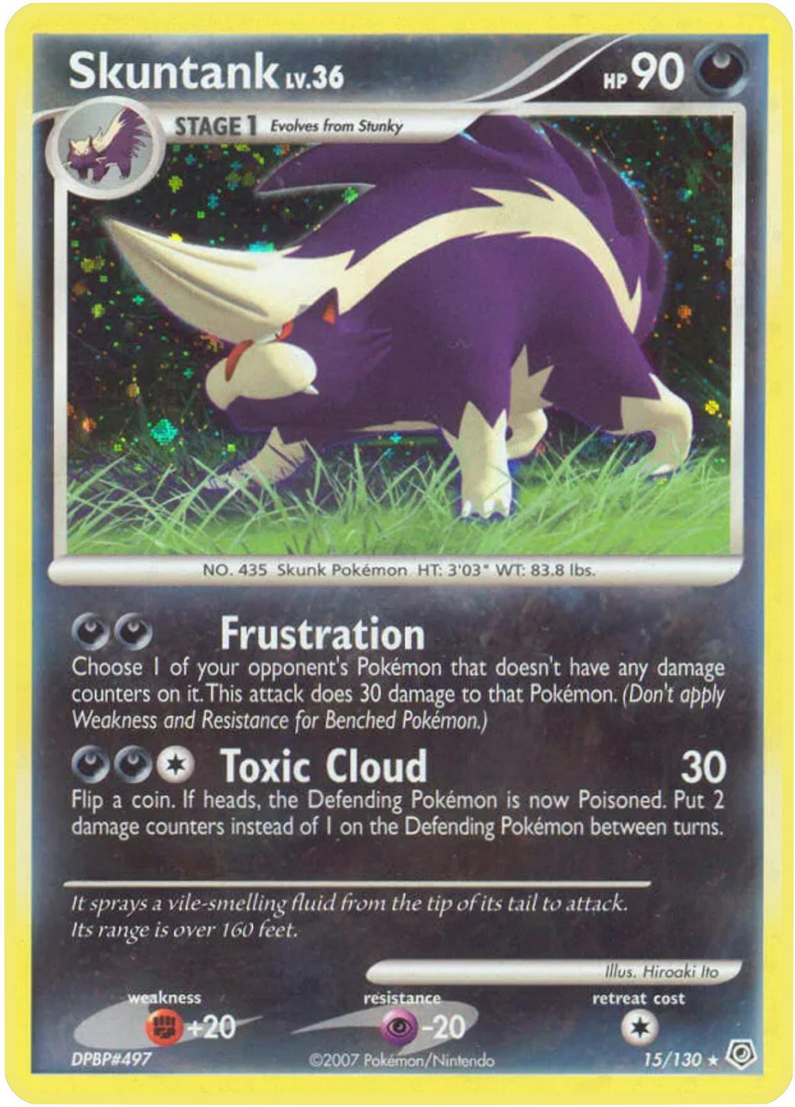 Skuntank #15 Pokemon Diamond & Pearl