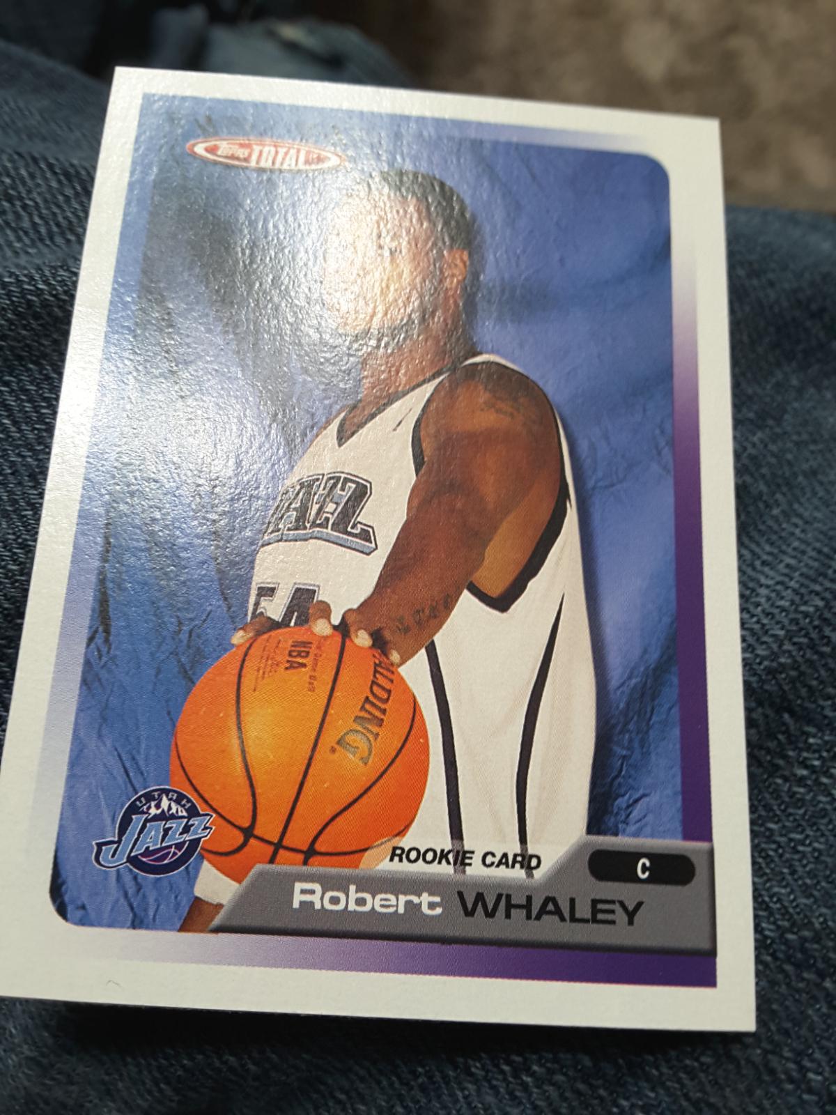 Robert Whaley #324 Basketball Cards 2005 Topps Total