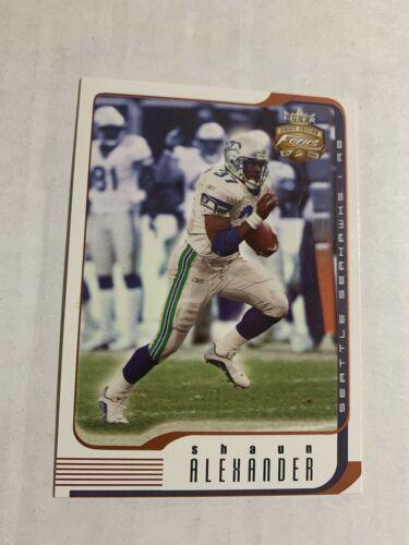 Shaun Alexander #10 Football Cards 2002 Fleer Focus Jersey Edition