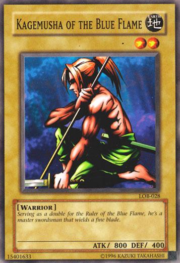 Kagemusha of the Blue Flame LOB-028 YuGiOh Legend of Blue Eyes White Dragon