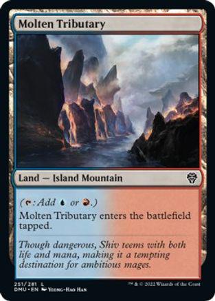 Molten Tributary #251 Magic Dominaria United