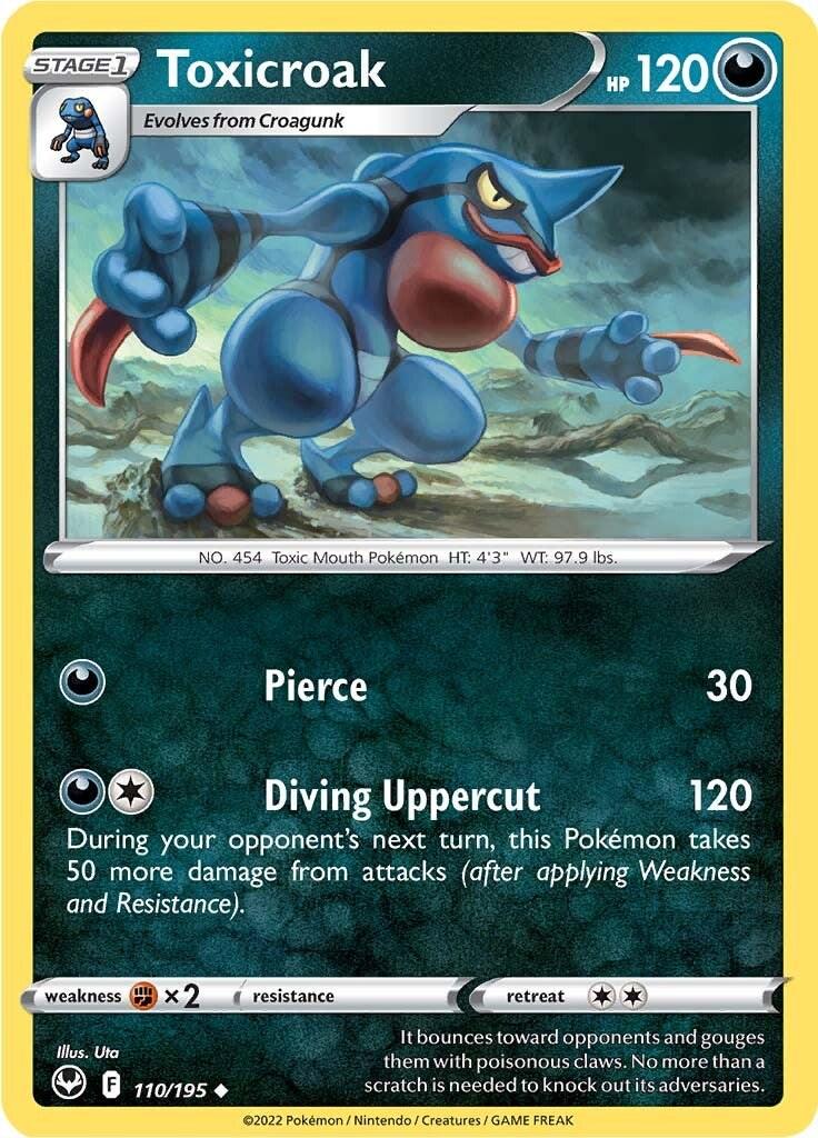 Toxicroak #110 Pokemon Silver Tempest