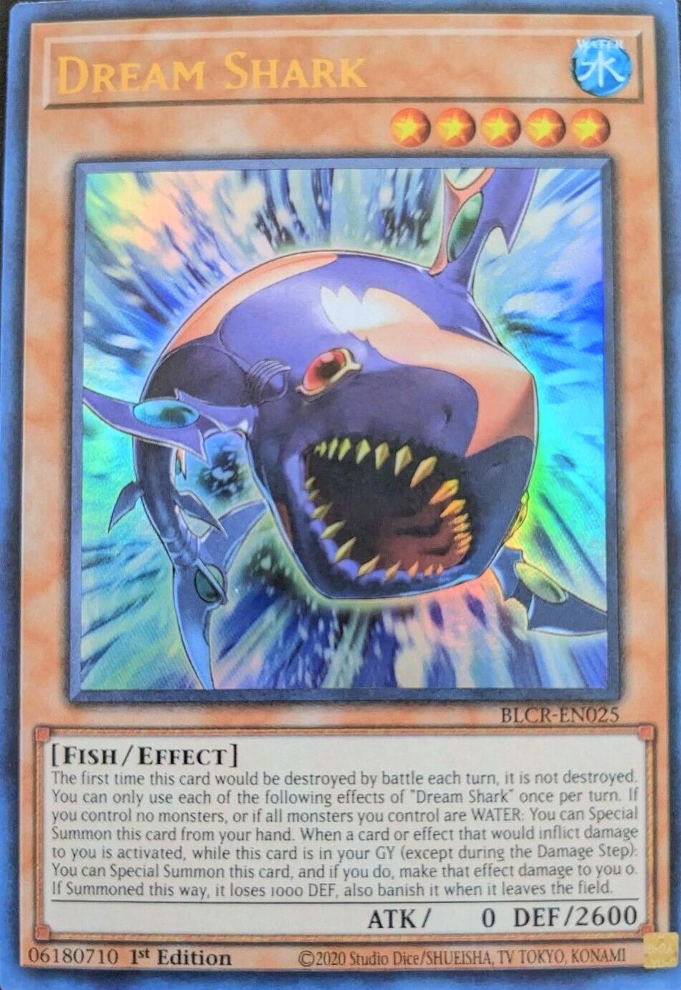 Dream Shark BLCR-EN025 YuGiOh Battles of Legend: Crystal Revenge