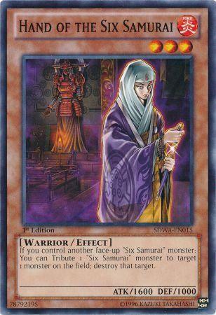 Hand of the Six Samurai SDWA-EN015 YuGiOh Structure Deck: Samurai Warlords